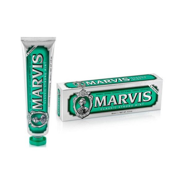 Marvis Classic Strong Mint Diş Macunu 85 ml Yeşil