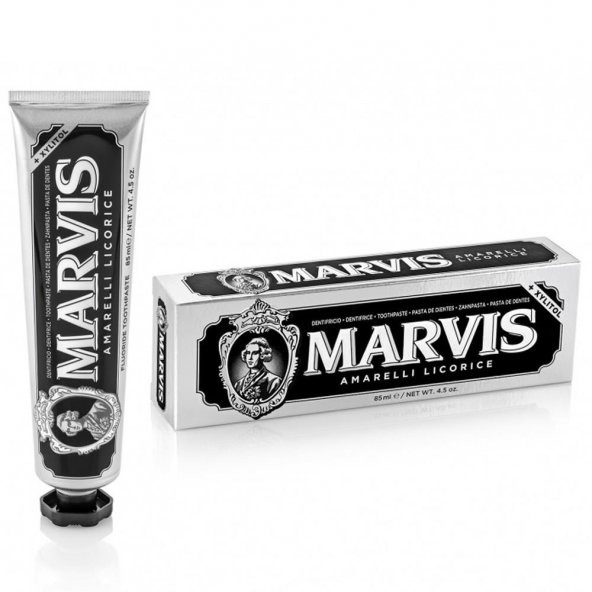 Marvis Amarelli Licorice Diş Macunu 85 ml Siyah