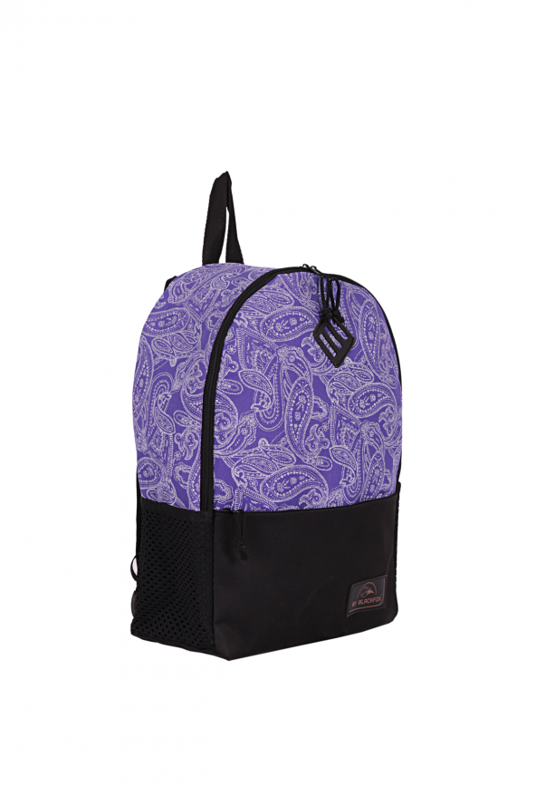 Blackfox 01909 Siyaha Mor Kumaş Sırt Çantası - 2