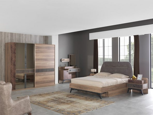 Arno Home Likya Yatak Odası Takımı (Amortisörlü) - 1