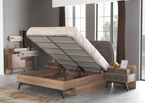 Arno Home Likya Yatak Odası Takımı (Amortisörlü) - 4