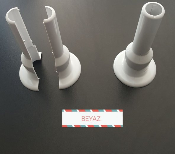 Radyatör / Petek Pex Boru Gizleme Aparatı - Beyaz - 5