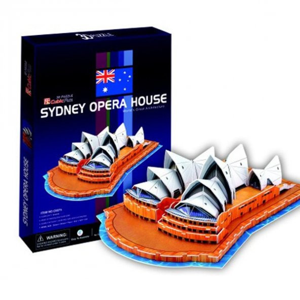 Cubic Fun 3D Puzzle Sydney Opera Binası - Avustralya C067H