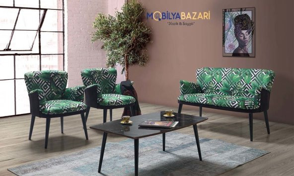 Elfida Çay Seti (Salon, Balkon, Ofis) 2+1+1
