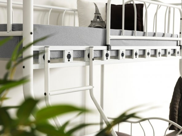 Perra Sultan Ferforje Metal Çift Kişilik Karyola 150*200 cm - 2