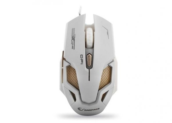 EVEREST SMX-R1 Rampage-Usb Beyaz 4000 Dpi 7 Farklı Işık Makrolu Oyuncu Mouse
