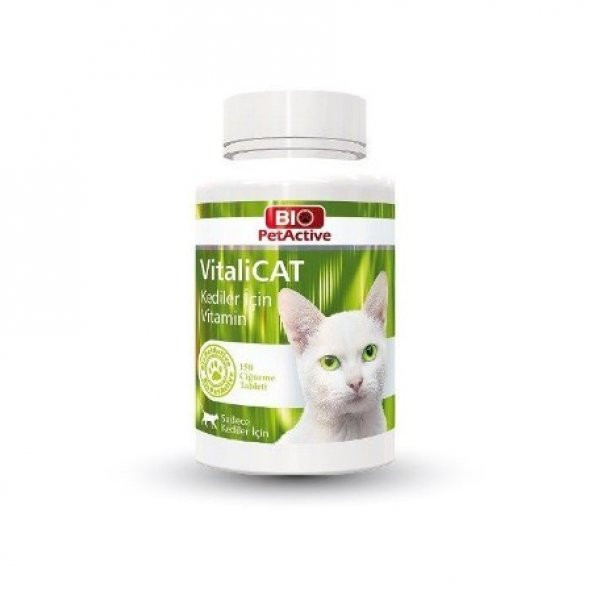 Bio Pet Active Vitalicat Kediler İçin Multi Vitamin 75 Gr 150 Ad