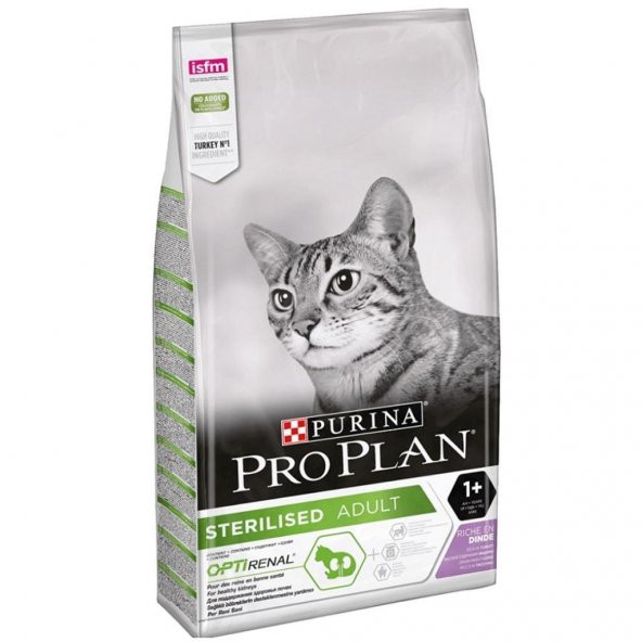 Kısır Kediler İçin Proplan Tavuklu Hindili Kedi Maması 3Kg