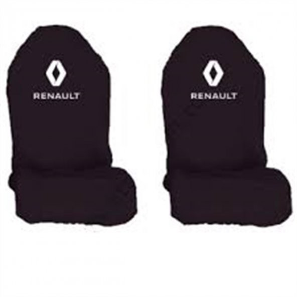 Renault Siyah Servis Kılıfı Ön Arka Likralı Set