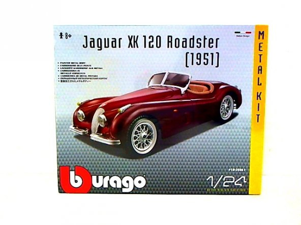 Burago Jaguar XK120 Kit 1:24 Ölçek