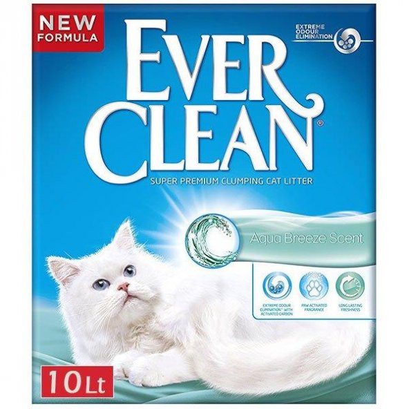 Kediler İçin Ever Clean Okyanus Esintili Kedi Kumu 10lt
