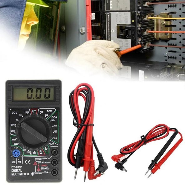 Wellhise Dt-830D Multimetre Dijital Ölçü Aleti - 6