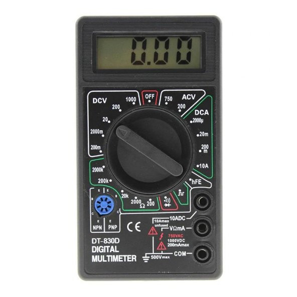 Wellhise Dt-830D Multimetre Dijital Ölçü Aleti - 9