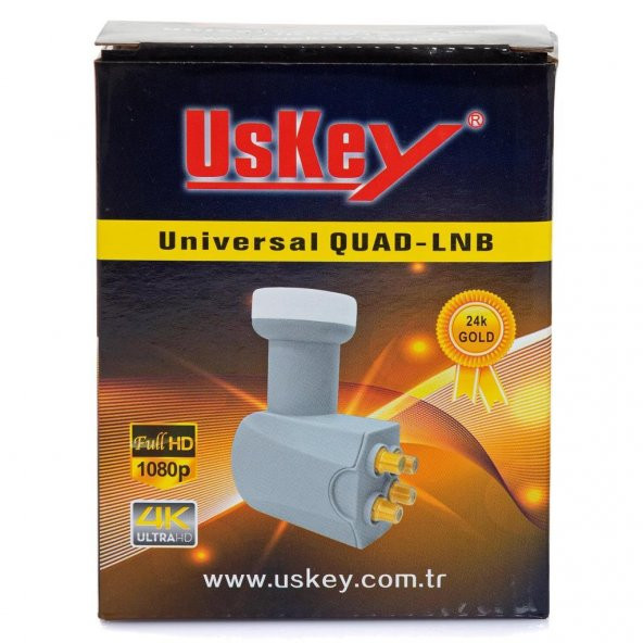 Uskey Uk-9214 Universal 3D 4K Full Hd Dörtlü Lnb