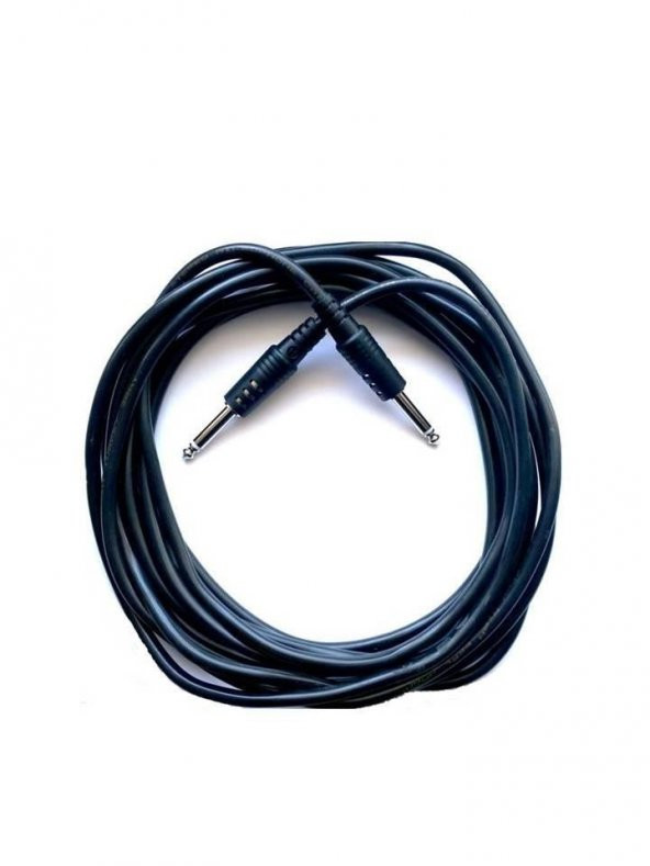 Swat 6.3mm Mono Erkek - 6.3mm Mono Erkek 5 Metre Kablo