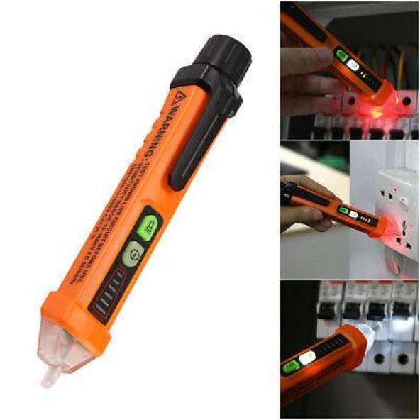 WellHise Temassız AC Kontrol Kalemi Temassız Voltaj Test Kalemi - 3