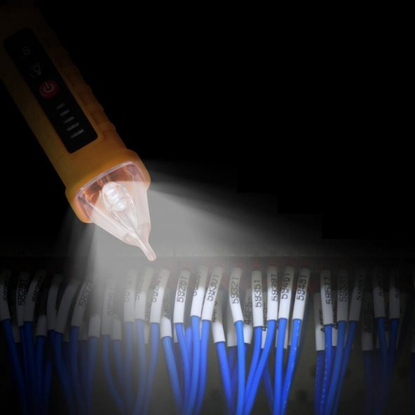 WellHise Temassız AC Kontrol Kalemi Temassız Voltaj Test Kalemi - 7