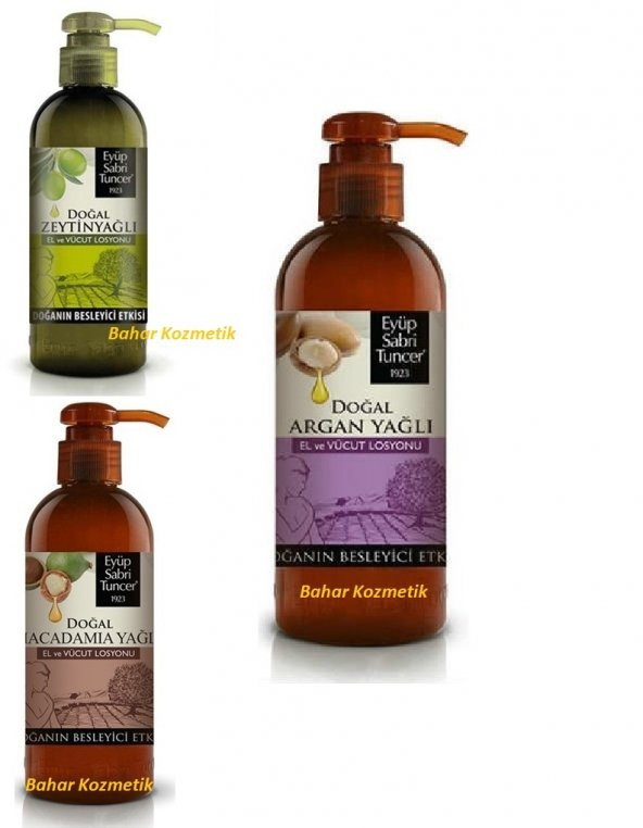 Eyüp Sabri Tuncer Doğal El&Vücut Losyonu 250Ml 2Ad.SEÇ BEĞEN İSTE