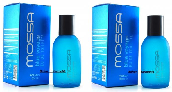 Mossa Erkek Parfüm 100ml EDT Blue Voyage 2 Adet