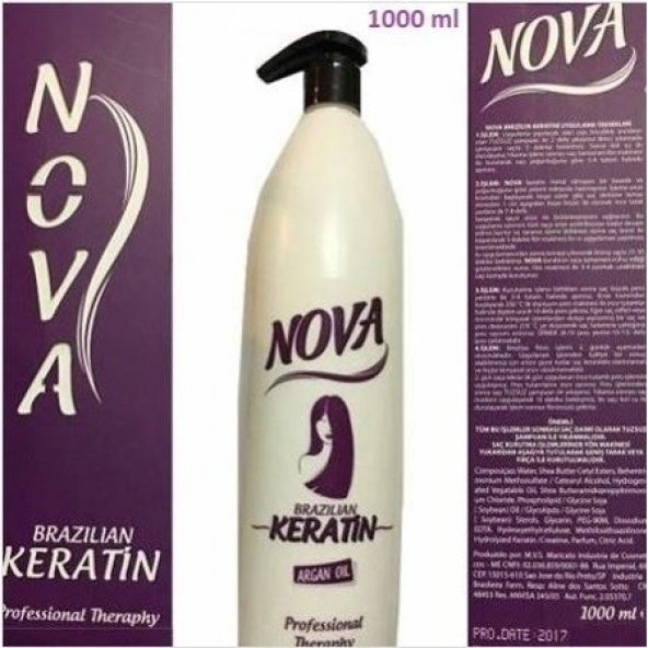 Nova Keratin Arganlı Brezilya Bio Keratin i 1000 ml gold