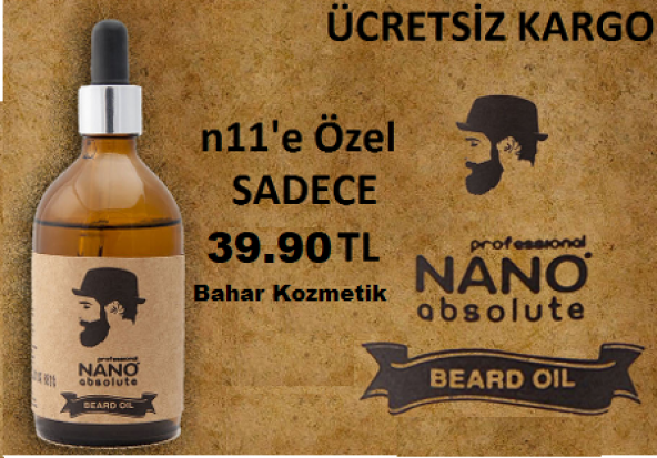 Nano Absolute Beard Oil sakal Serumu 50 ml.