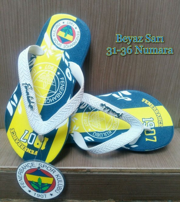 Lisanslı Fenerbahçe Erkek Terliği Taraftar Terliği 31-45 Terlik - 3
