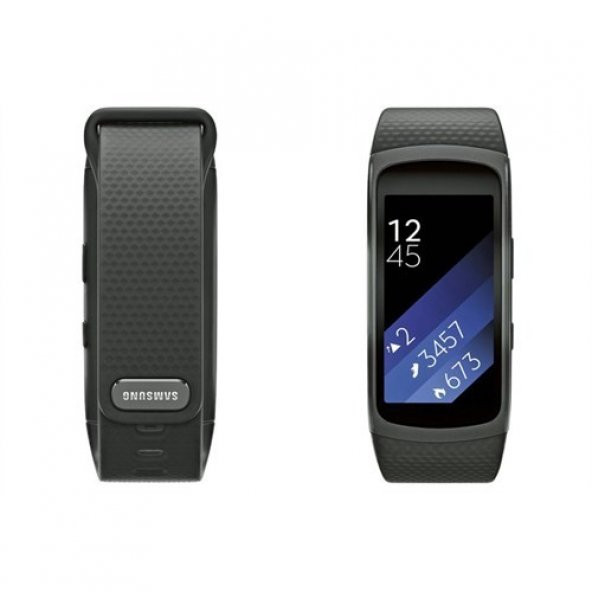 Samsung Gear Fit 2 Dark Gray Large (Android ve iPhone Uyumlu)
