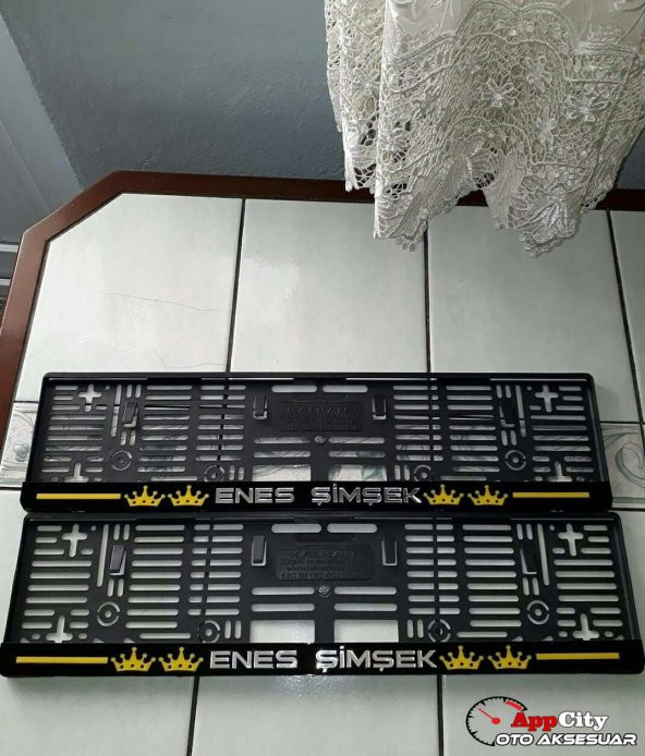 Kişiye Özel Plakalık, İsimli Plakalık, Takmatik Pleksi Plakalık - 6