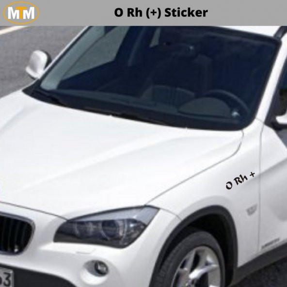 0 Rh (+) Sticker