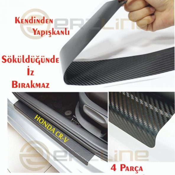 Hyundai Accent Karbon Kapı Eşiği Sticker (4 Adet) - 3