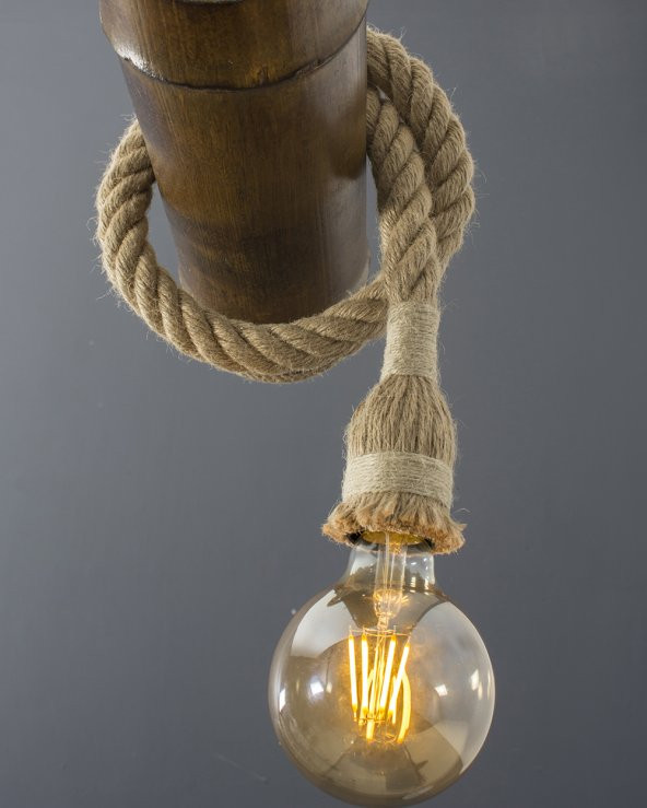 LamBamboo Bambu Avize Tekli rustik - 2