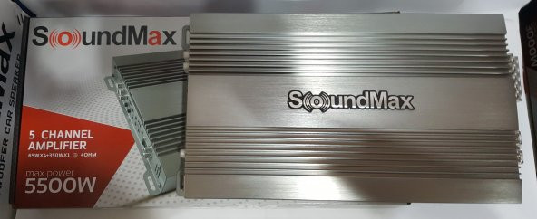 SOUNDMAX SX-PW5500.5 5500W 5 KANAL PROFESYONEL OTO AMFİ - 6