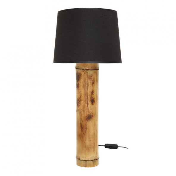 LamBambo Bambu Klasik Abajur Siyah