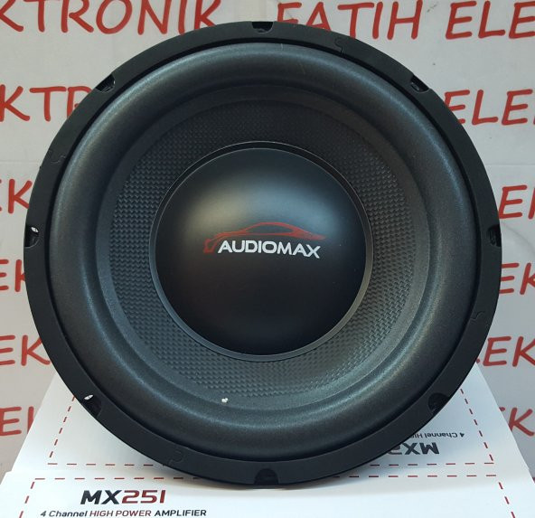 AUDİOMAX MX-251 25 CM 700 WATT SLİM OTO SUBWOOFER BASS - 2