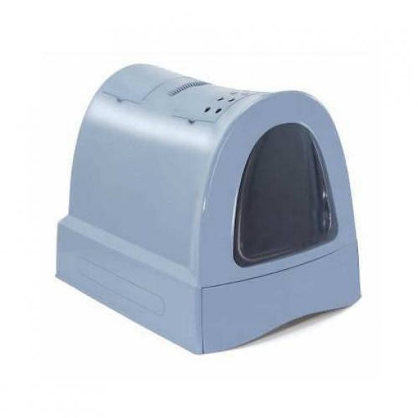 İmac Zuma Kapalı Kedi Tuvalet Kabı - Mavi