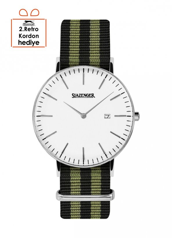 Slazenger Retro SL.09.1980.1.20 Takvimli Erkek Kol Saati