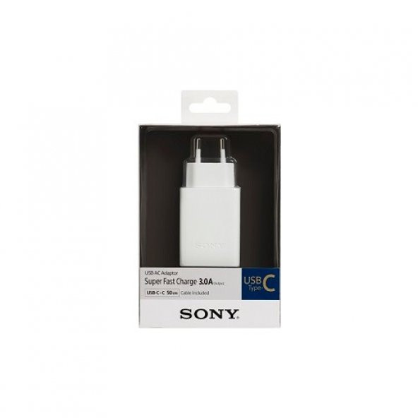Sony CP-AD3 Usb Type-C Hızlı Şarj Cihazı 5V 3.0A - Beyaz