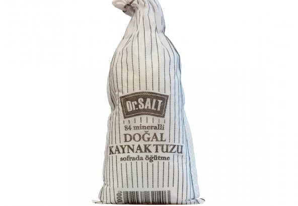 DOĞAL KAYNAK TUZU - TORBA - BEYAZ -1000 GR.
