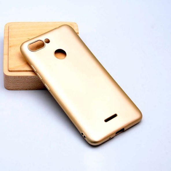 Xiaomi Redmi 6 Kılıf Premier Silikon Kapak-Gold