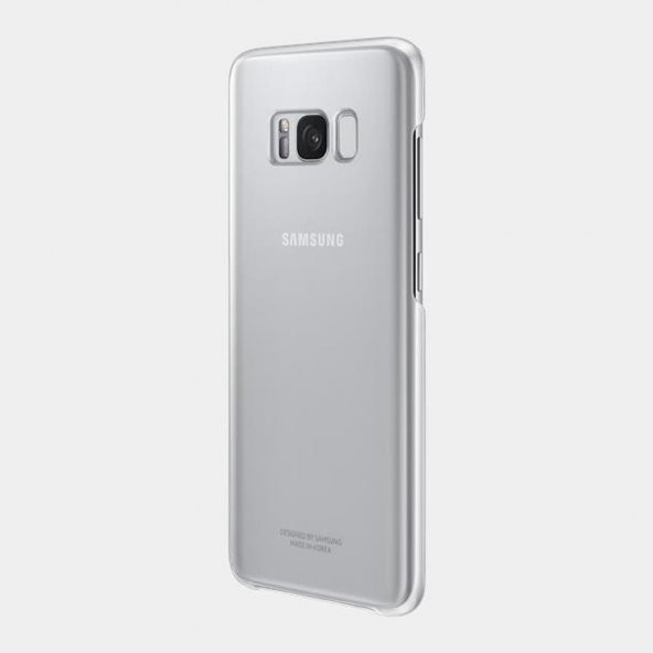 Samsung S8 Şeffaf Kılıf Gri EF-QG950CSEGWW
