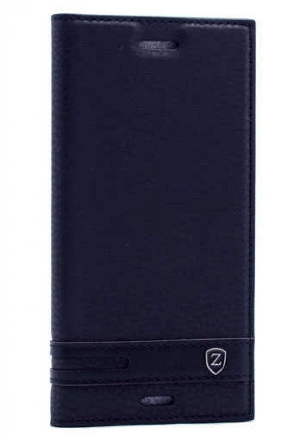 Sony Xperia XA Ultra Kılıf Elite Kapaklı Kılıf Siyah