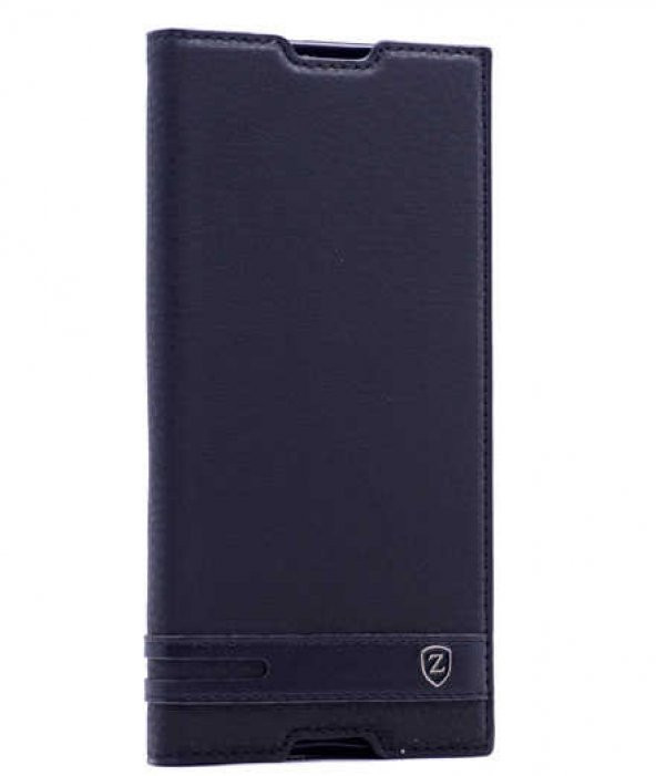 Sony Xperia XA1 Ultra Kılıf Elite Kapaklı Kılıf Siyah