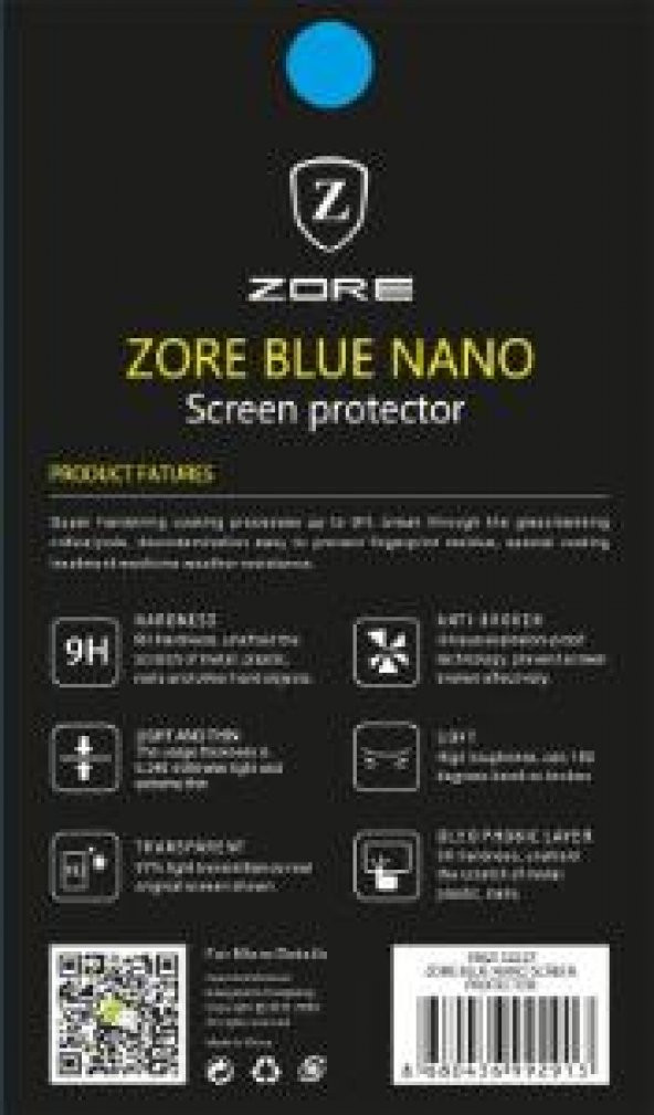 Huawei P Smart Blue Nano Screen Protector cam ekran koruyucu - 2