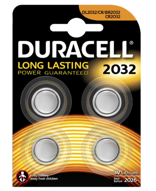 Duracell Cr2032Lithium 3V Pil 4 Adet Kd
