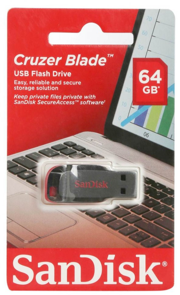 Sandisk 64 GB Usb Flash Bellek
