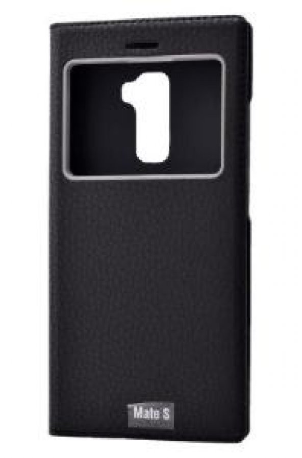 Huawei Mate s Kılıf Dolce Case kapaklı siyah