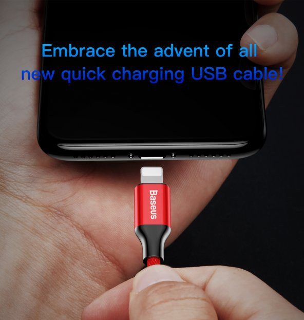 Baseus Yiven Type-C to İphone 1M Bir Ucu Type c Bir Ucu İphone - 6