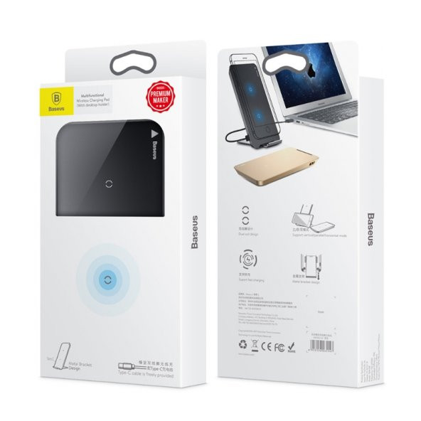 Baseus Multifunctional Wireless Standlı Kablosuz Şarj İstasyonu - 11
