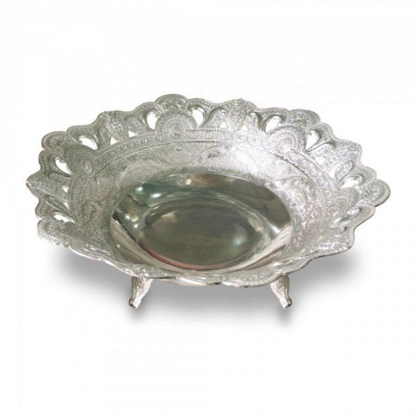 Gümüş Meyvelik, Ayaklı Telgari Büyük Boy. FB1211L - 2