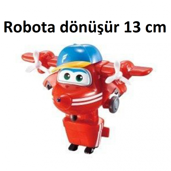Harika Kanatlar Flip Robota Dönüşen Figür - 13 cm - 5